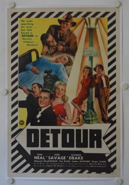 Detour originales US Onesheet Filmplakat